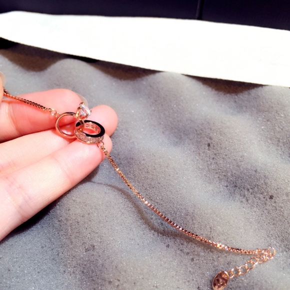 14k gold diamond ring bracelet - Picture 15 of 16